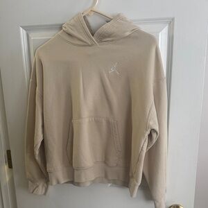 Jordan Neutral Beige Pullover Hoodie youth size XL